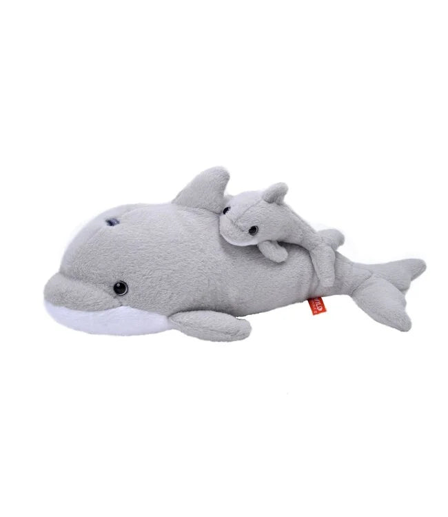 Mom & Baby Dolphin 38cm