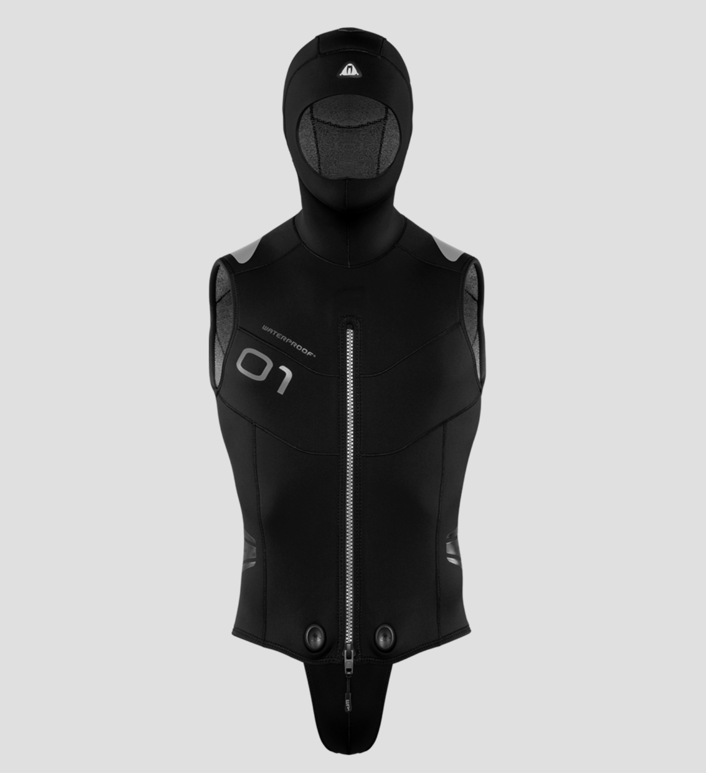 Waterproof O1 Overvest 5mm mit Kapuze