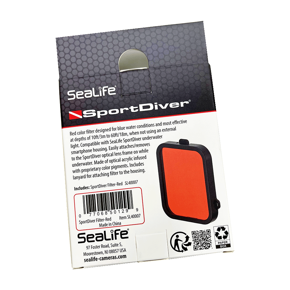 SportDiver Color Filter: Red