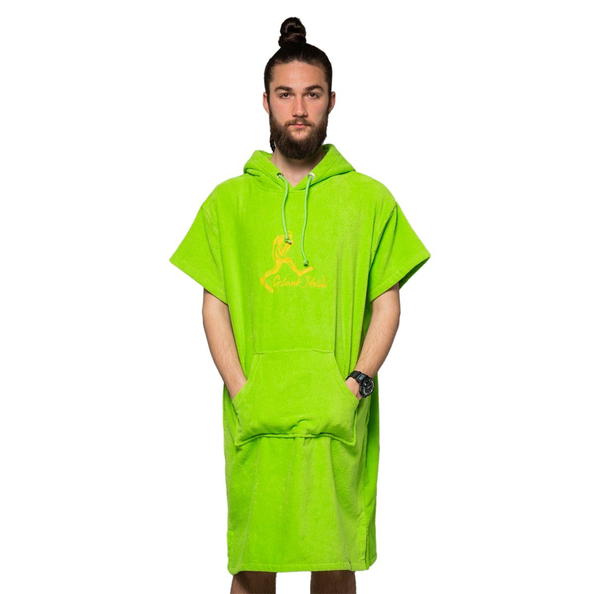 Giant Stride Green Poncho