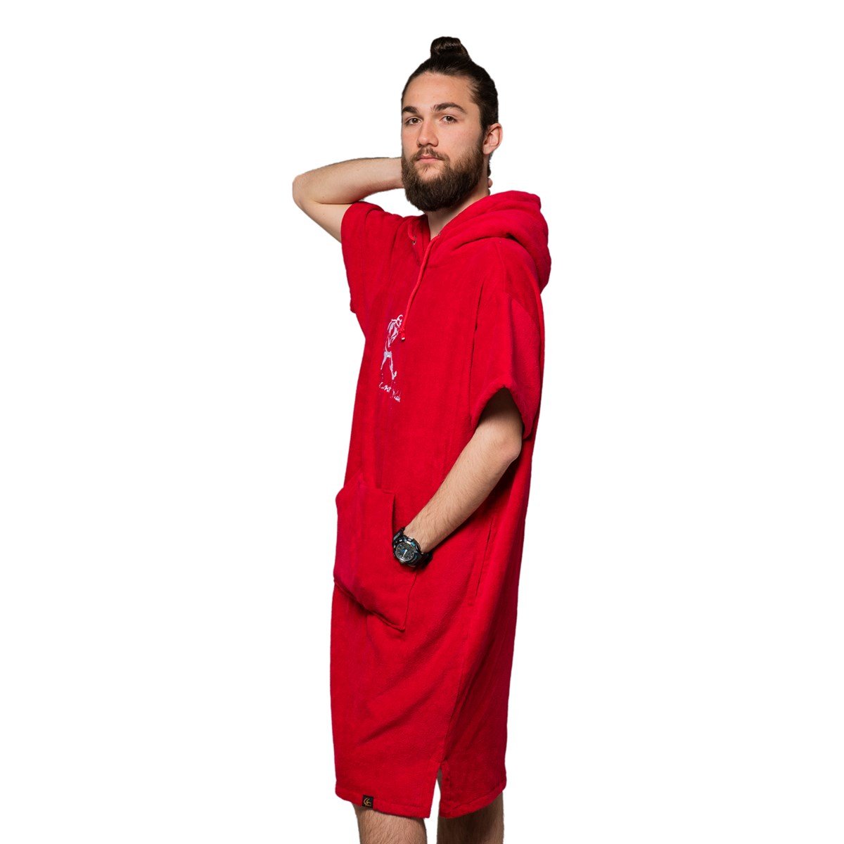 Giant Stride Red Poncho