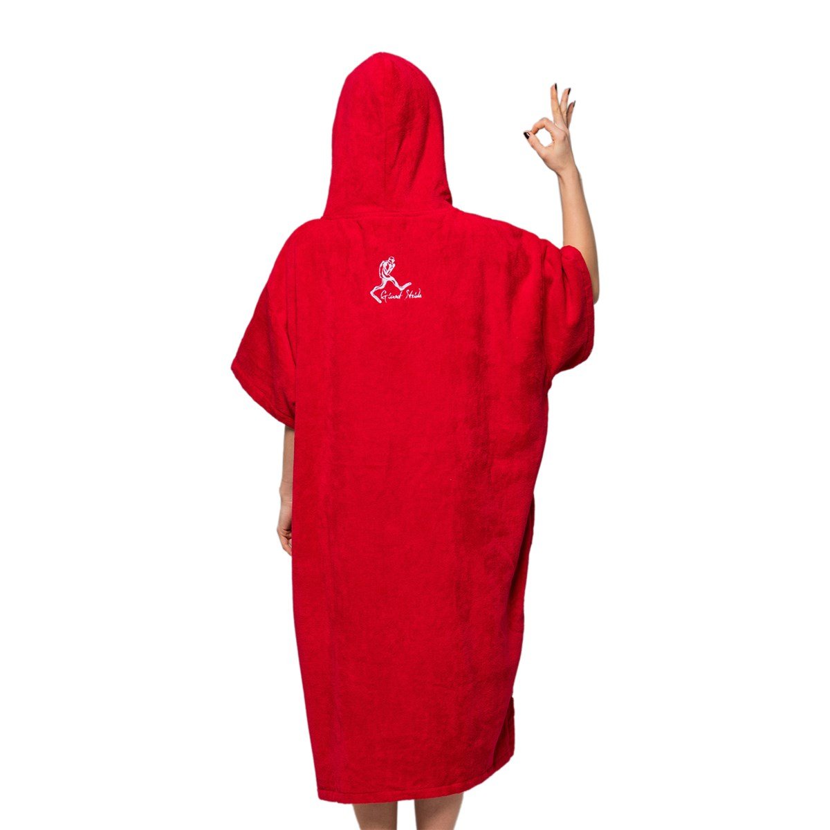Giant Stride Red Poncho