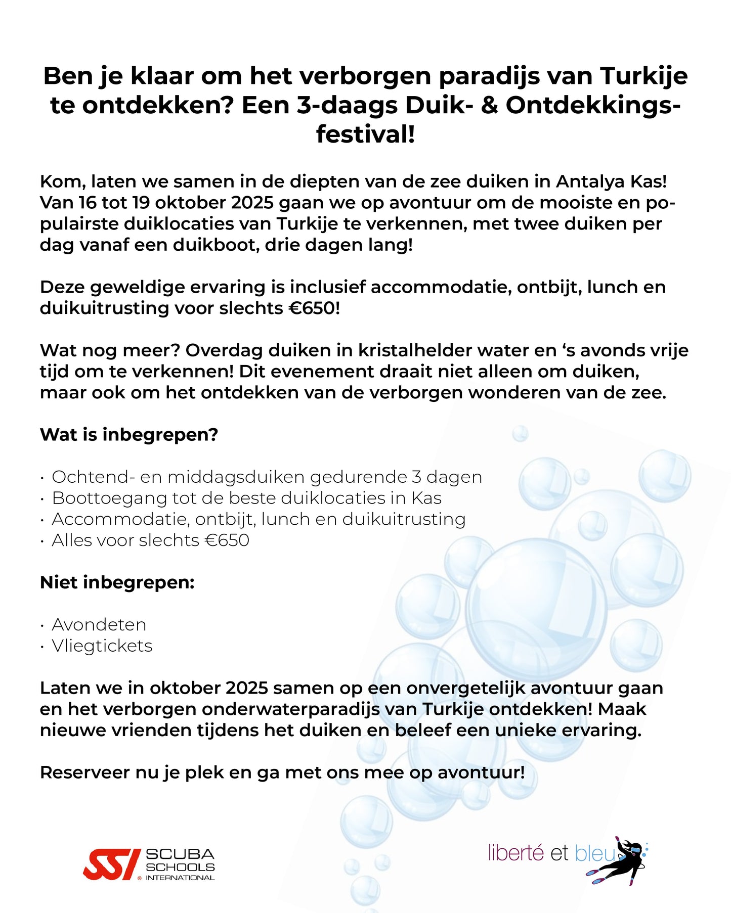 KAS FREEDIVING 16 - 19 OKTOBER 2025