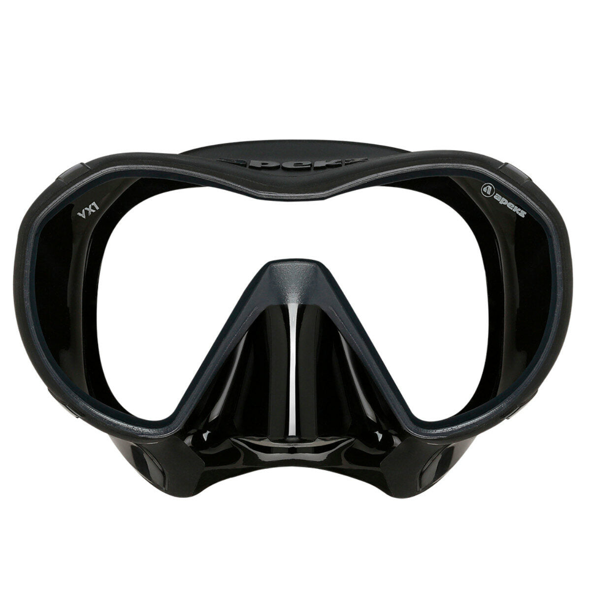 Apeks: VX1 masker grijs zwart