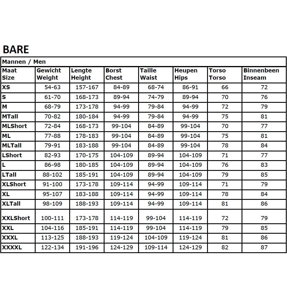 Bare: Revel 7mm Heren