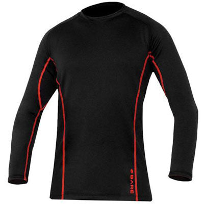 Bare: Ultrawarmth Base Layer Top Black/Lava Man