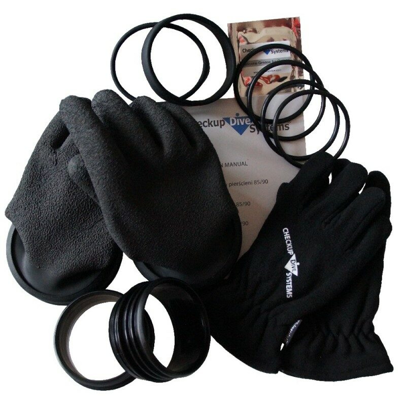 Checkup Dive Systems: Ring set with gloves PRO + Thinsh-Pro