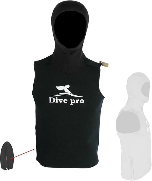 Divepro: Manta vest met kap dames