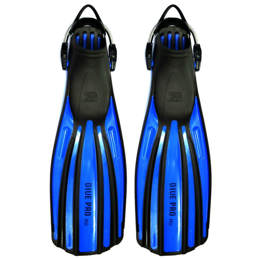 Divepro: XU buitenwater vinnen met RVS springstraps