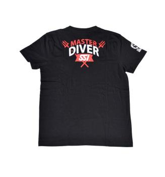 Herren V-Neck T-Shirt Master Diver