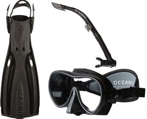 ProBlue: Maskerset Ornata masker + Tiara II snorkel