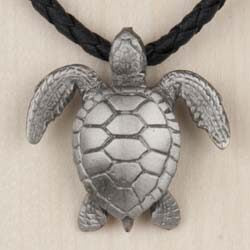 Searaden: Zeeschildpad hals hanger