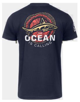 SSI T-SHIRT V-NECK THE OCEAN IS CALLING MEN 2024