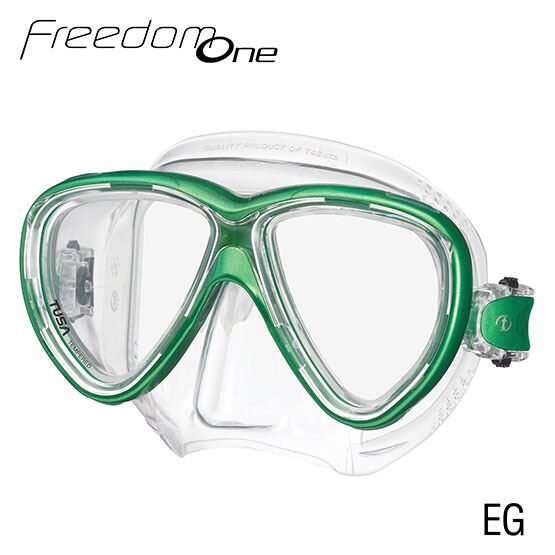 Tusa: Masker Freedom One / helder siliconen