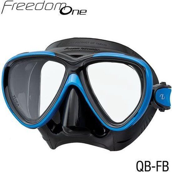 Tusa: Masker Freedom One / zwart siliconen