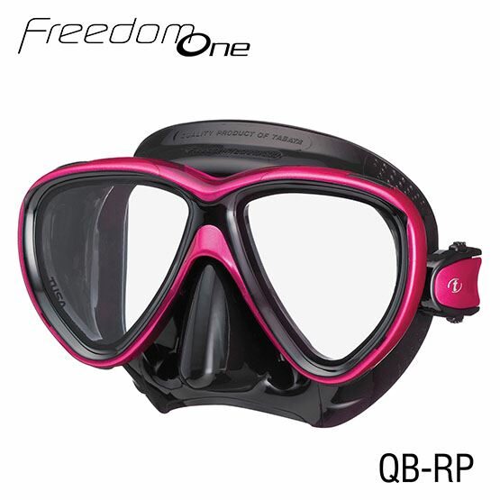 Tusa: Masker Freedom One / zwart siliconen