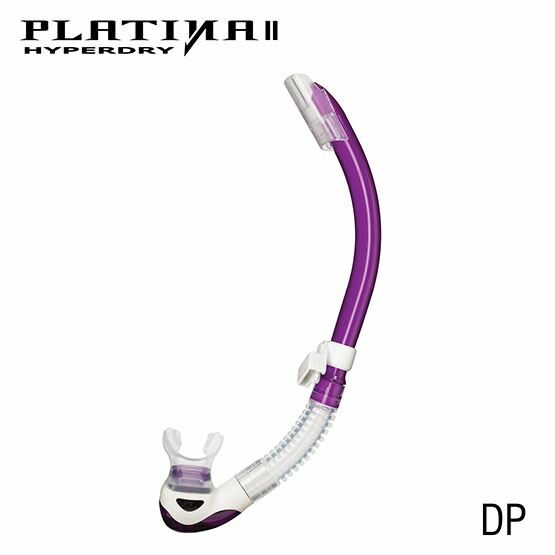 Tusa: Snorkel Platina II Hyperdry / helder siliconen