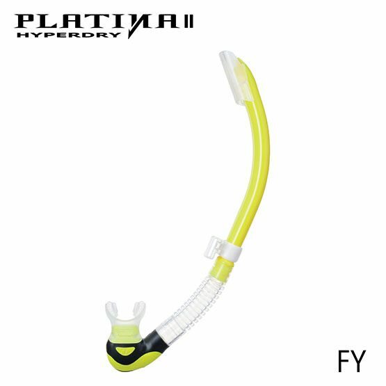 Tusa: Snorkel Platina II Hyperdry / helder siliconen