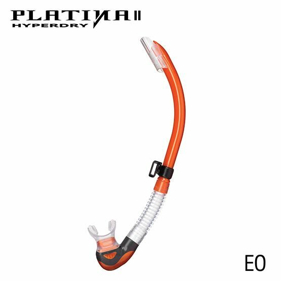 Tusa: Snorkel Platina II Hyperdry / helder siliconen