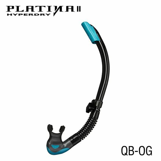 Tusa: Snorkel Platina II Hyperdry / zwart siliconen