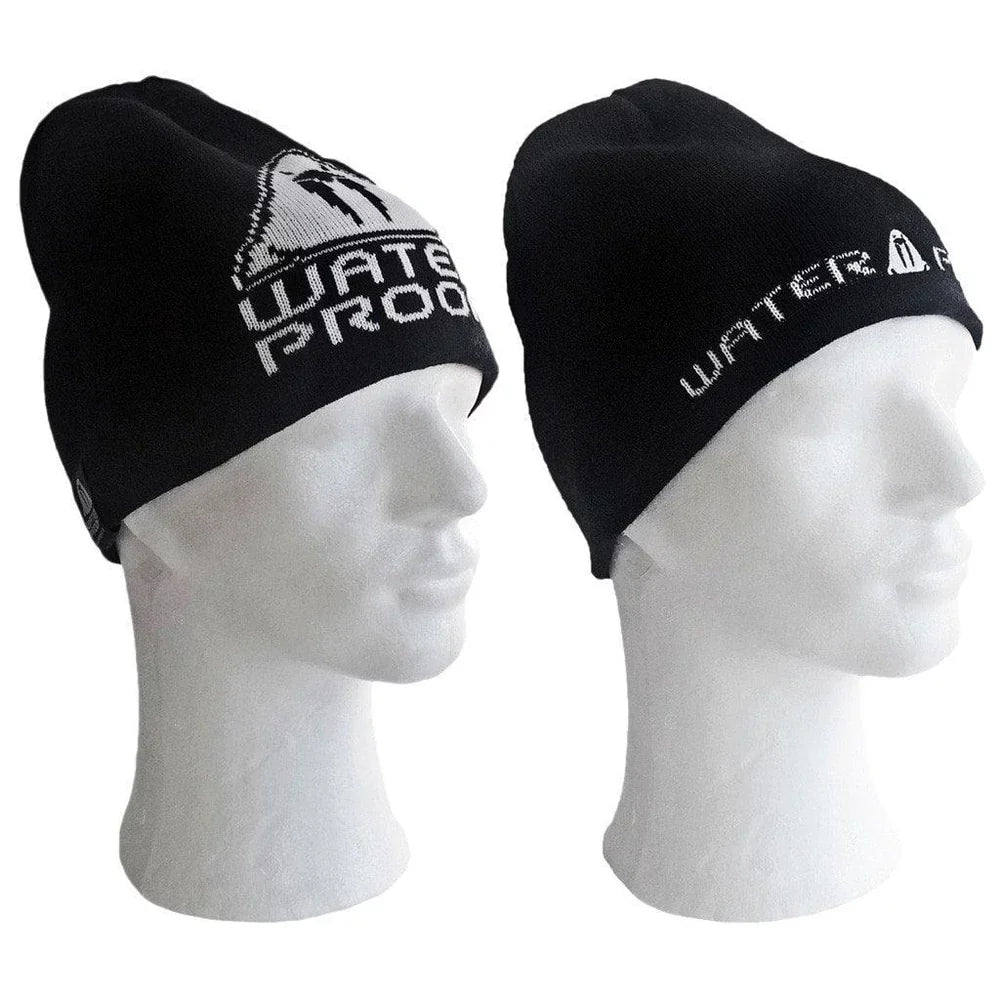 Waterproof: Beanie black reversible