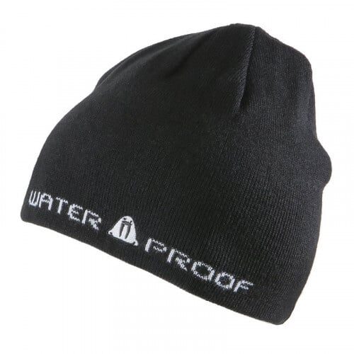 Waterproof: Beanie black reversible