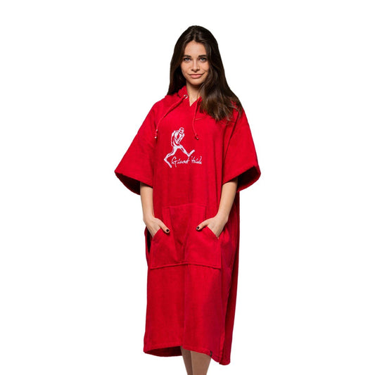 Giant Stride Red Poncho