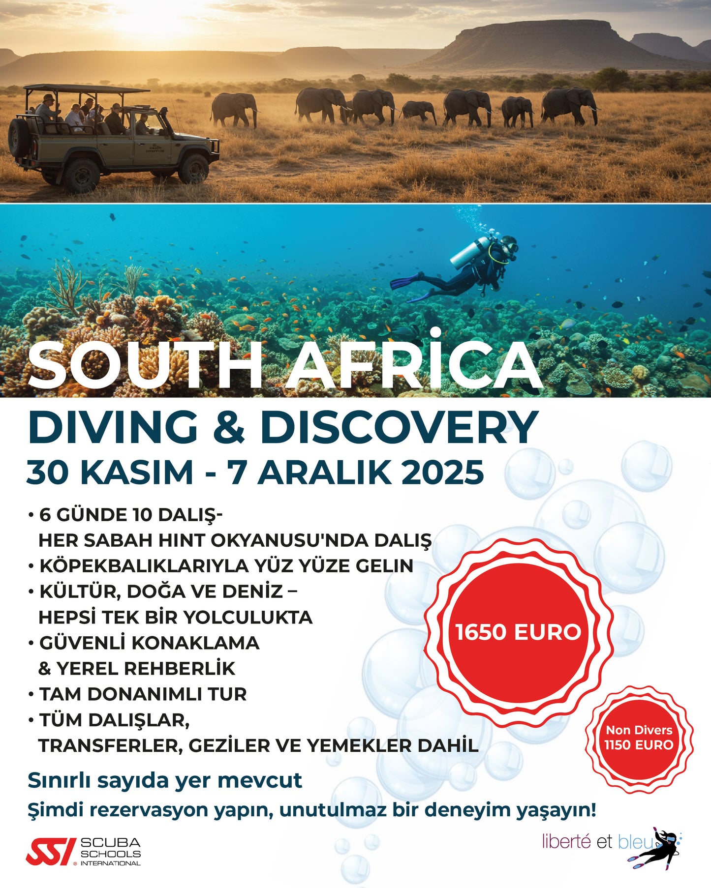 Zuid-Afrika Umkomaas Duikavontuur | 30 nov - 7 dec 2025